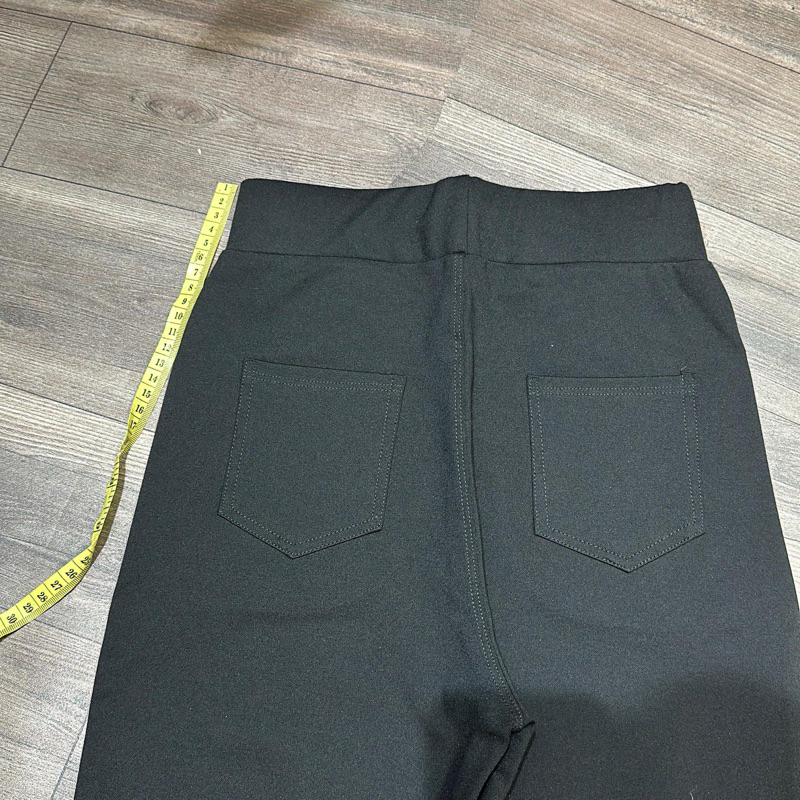 Quần Legging Cạp 5cm 2 Túi Sau Chất Vải Mì Hàn Co Giãn 4 Chiều