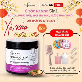 Ủ Tóc HAMOO Collagen Keratin & Mắc Ca, Kem Ủ Tóc Giúp Chăm Sóc Tóc, Giảm Hư Tổn Gãy Rụng, Tóc Mềm Mượt & Thơm Lâu 500gr