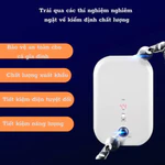 Máy nước nóng trực tiếp có bơm trợ lực màu xám, Bình nóng lạnh trực tiếp làm nóng nhanh, tặng phụ kiện BH 12 tháng — ảnh 4