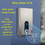 Máy nước nóng trực tiếp có bơm trợ lực màu xám, Bình nóng lạnh trực tiếp làm nóng nhanh, tặng phụ kiện BH 12 tháng — ảnh 2
