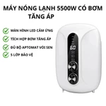 Máy nước nóng trực tiếp có bơm trợ lực màu xám, Bình nóng lạnh trực tiếp làm nóng nhanh, tặng phụ kiện BH 12 tháng — ảnh 8