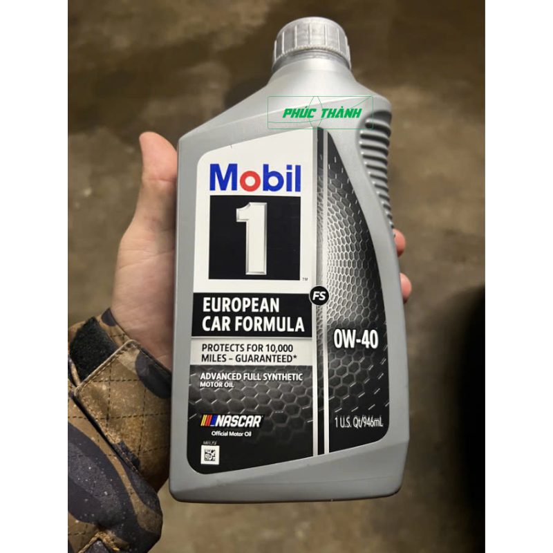 Dầu nhớt tổng hợp toàn phần ô-tô Mobil 1 European Car Formula 0w40 946ml/4,73L nhập Mỹ - Chính hãng