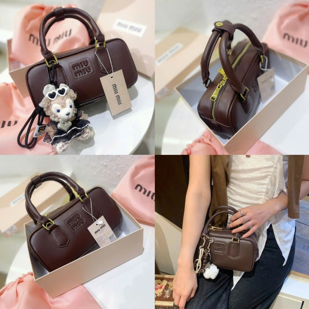 Túi nữ Túi Miumiu dáng ngang size 23 full box bản đẹp hàng super chuẩn hàng loại đẹp