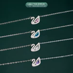 Lắc tay bạc nữ TLEE  thiên nga đính đá lấp lánh TLEEJEWELRY — ảnh 2