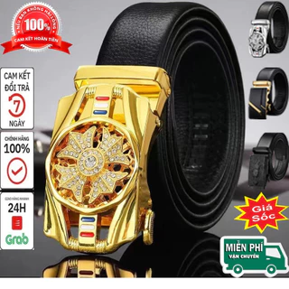 Thắt lưng nam 🔥 Giá Sốc 🔥 khóa tự động cao cấp, dây nịt nam mặt xoay 360 độ thể thao bảo hành 1 năm