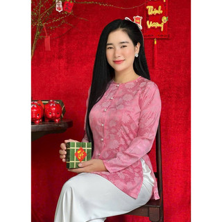 Bà Ba Gấm 2Da # Women Top Áo Voi Kem