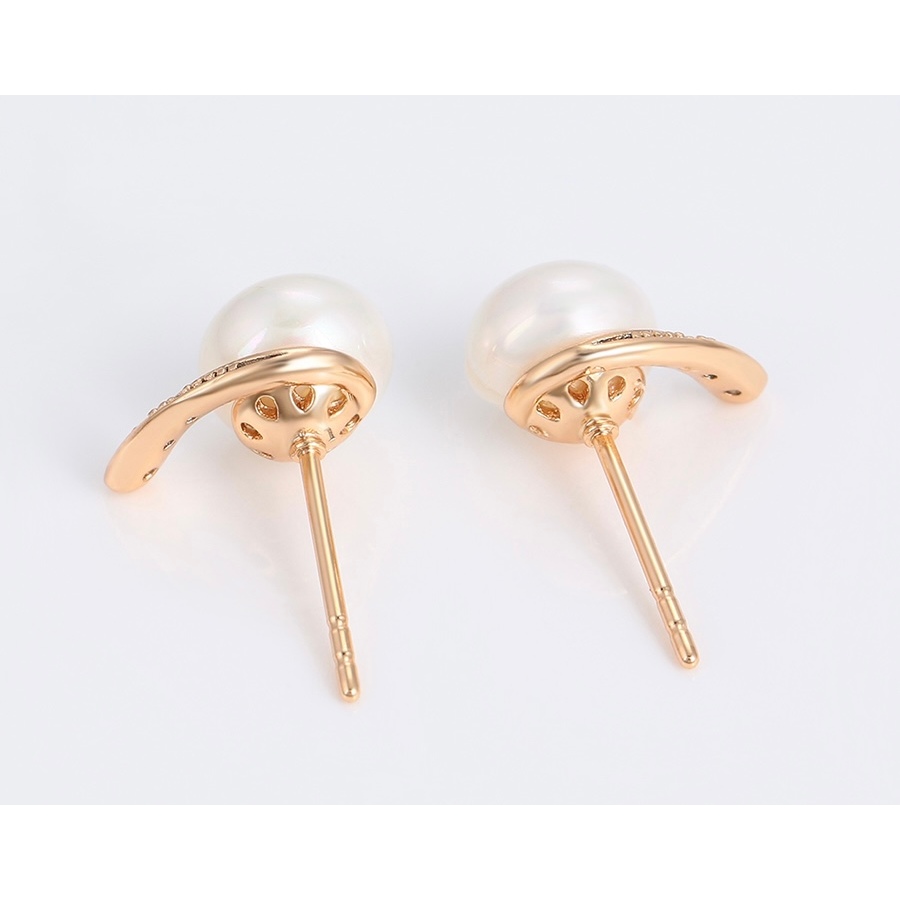 Mã BT20. Bông Tai ngọc Trai Nuôi Nước Ngọt Dày 6-7Li - Forever Young Pearl