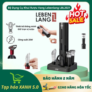 Bộ mở rượu vang Lebenlang LBL2021, dụng cụ mở nút chai rượu vang bằng pin, không kèm pin- chính hãng