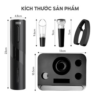Bộ mở rượu vang Lebenlang LBL2021, dụng cụ mở nút chai rượu vang bằng pin, không kèm pin- chính hãng