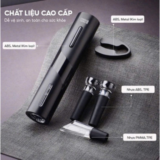 Bộ mở rượu vang Lebenlang LBL2021, dụng cụ mở nút chai rượu vang bằng pin, không kèm pin- chính hãng