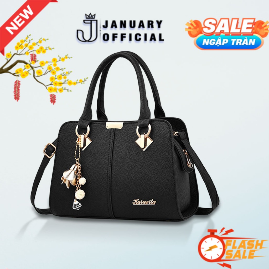 [Chính hãng Voucher 20%] Túi Xách Nữ January Official, Túi Đeo Chéo Đeo Vai Có Quai Xách – GC33