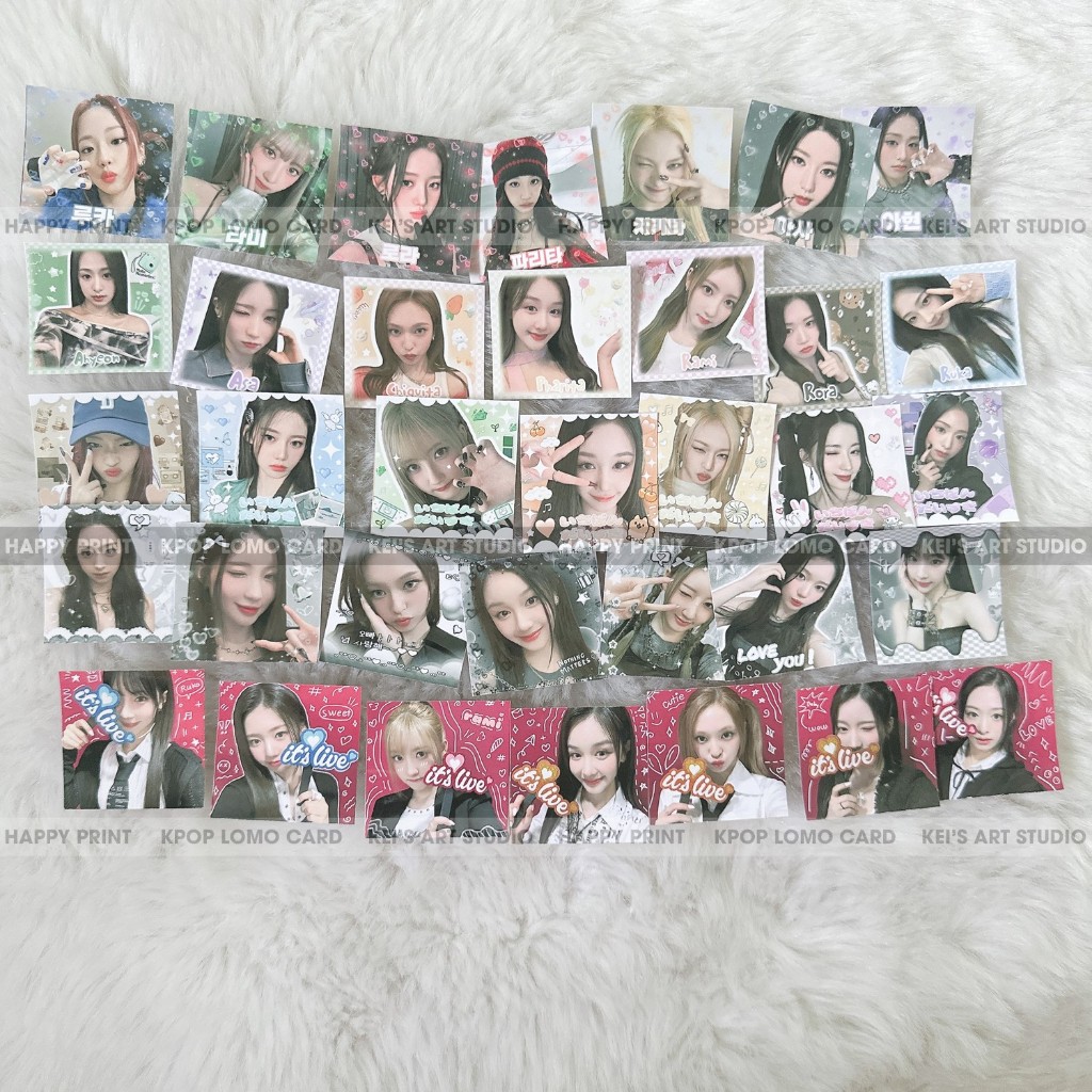 Set 35 cái tem niêm phong BABYMONSTER, BM, baemon, montiez, sticker kpop, sticker niêm phong cute hàn quốc