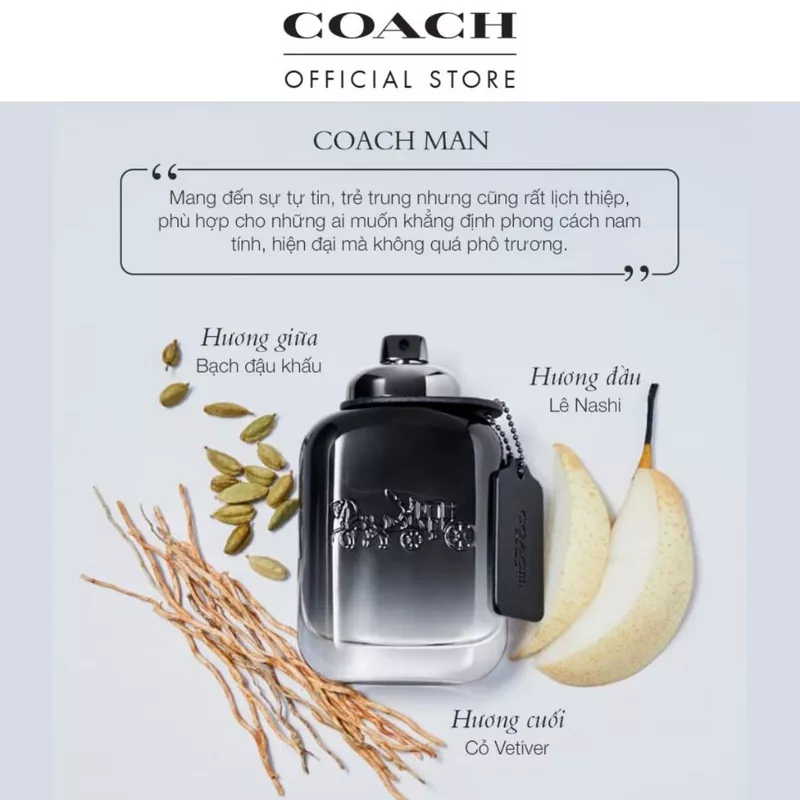 Nước hoa nam Coach Men Edt 40Ml — ảnh 1