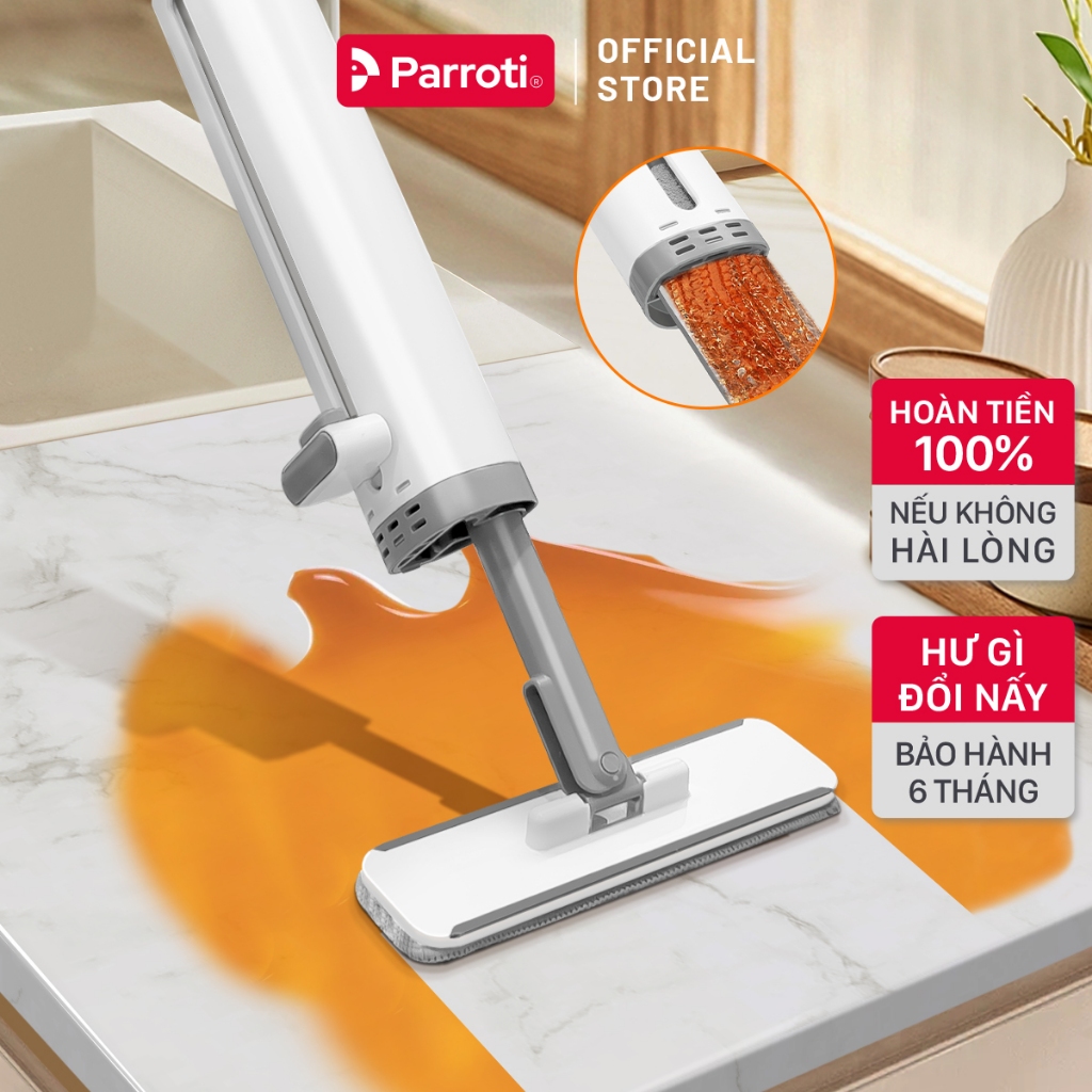 Cây Lau Bàn Bếp Tự Vắt Parroti CG01: Vệ Sinh Bếp Nhanh Gọn, Sạch Bóng!