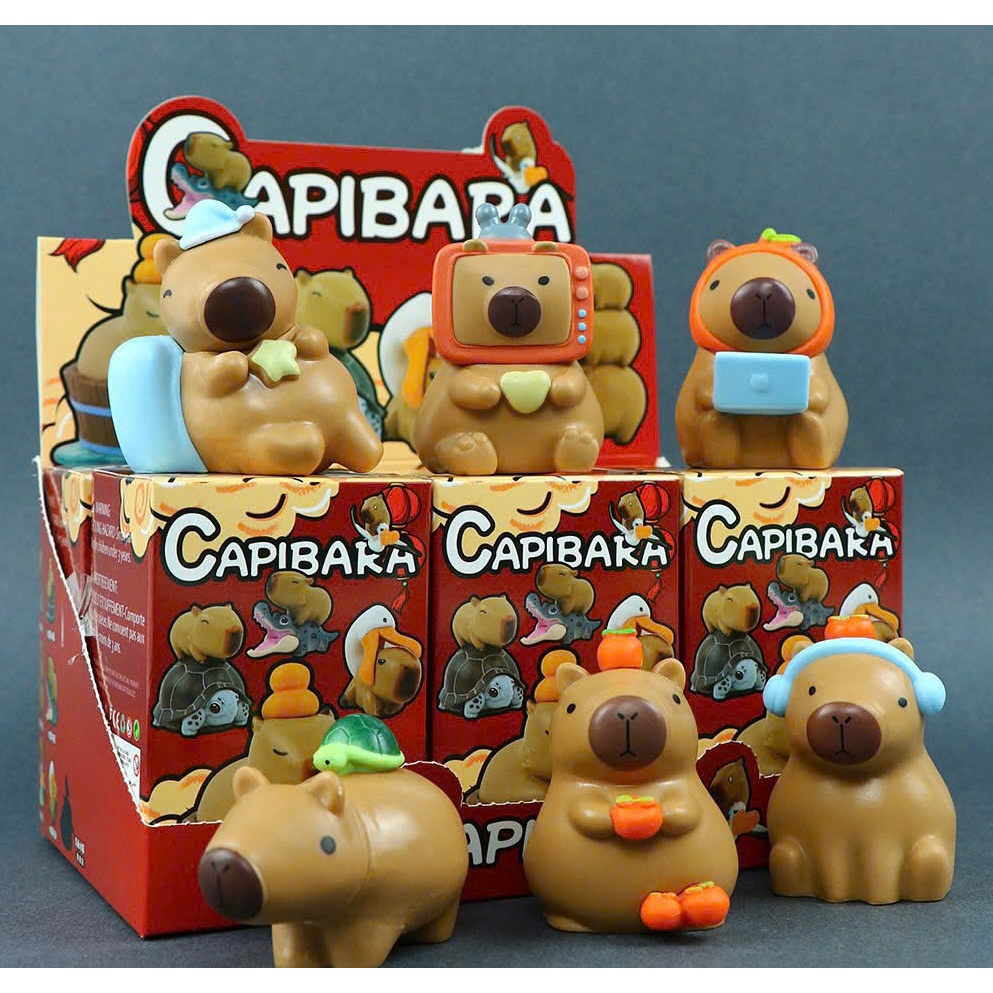 (Capy ver 2) Blindbox Capybara version 2 dễ thương mô hình có hộp có ...