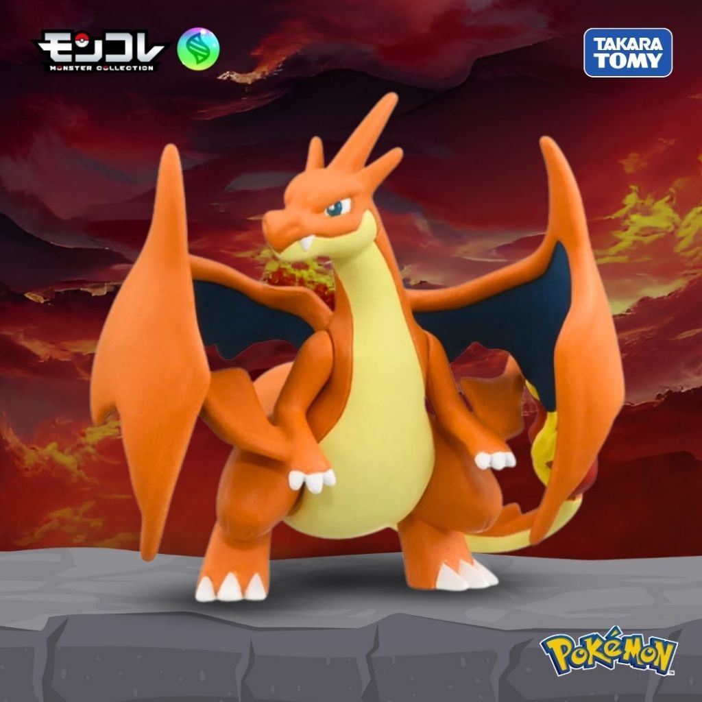 Mô hình Pokemon Moncolle Mega Lizardon Y / Charizard tiến hóa Mega Y ...