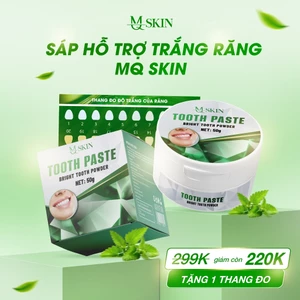 SÁP TRẮNG RĂNG TOOTH PASTE HỖ TRỢ TRẮNG SÁNG RĂNG BẬT TONE VÀ KHỬ MÙI