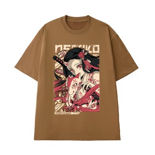 Áo Thun Anime Demon Slayer NGỐ TEE Nhân Vật Nezuko Đáng Iu Chất Vải Cotton 100 Thoáng Mát