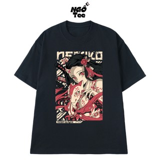 Áo Thun Anime Demon Slayer NGỐ TEE Nhân Vật Nezuko Đáng Iu Chất Vải Cotton 100 Thoáng Mát