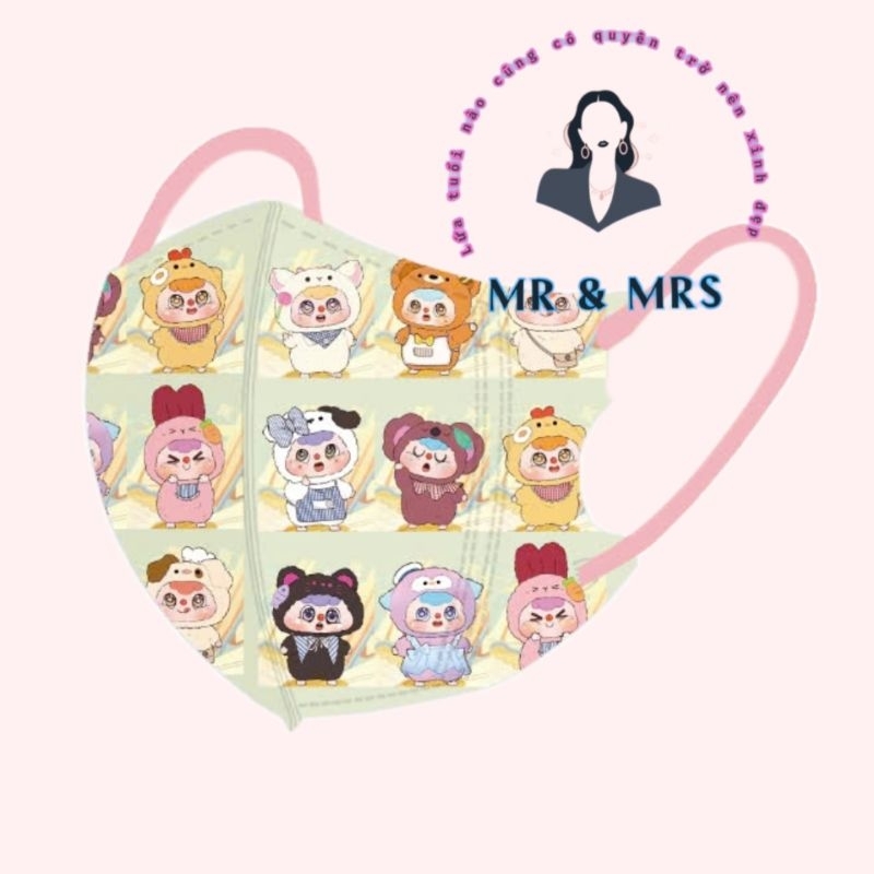 ( Có 2 SIZE)KHẨU TRANG BABY THREE 3D 3-9T & Người Lớn
