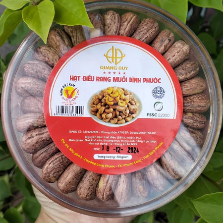 Hạt Điều Lụa Xếp Hoa 500G Hàng loại 1 Hạt điều rang giòn vị hài hòa