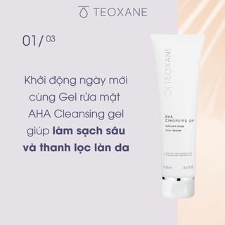 [Combo Làm Sạch Sáng Da] Tẩy trang Teoxane RHA Micellar Solution + Gel rửa mặt AHA Cleansing Gel