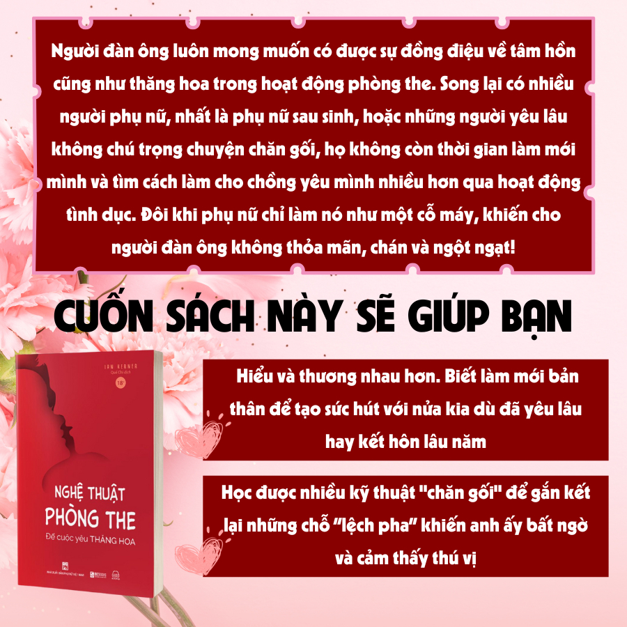 (CÓ CHE TÊN) Sách Nghệ Thuật Phòng The: Để Cuộc Yêu Thăng Hoa Và Đạt Khóai Dục - Bizbooks