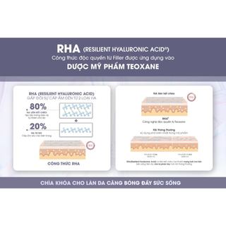[Combo Da sạch Da xinh] Serum dưỡng ẩm trẻ hóa da Teoxane RHA Serum + Gel rửa mặt AHA Cleansing Gel