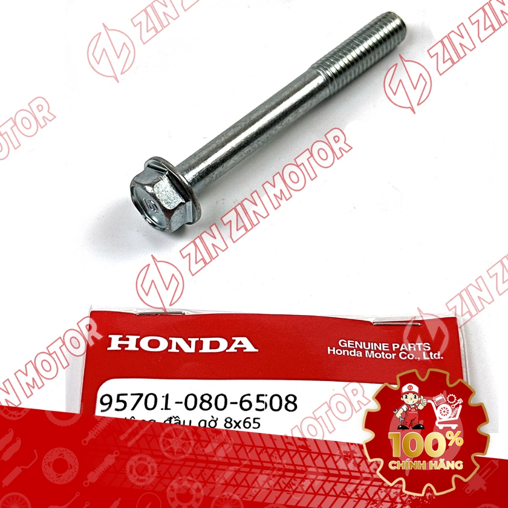BU LÔNG LỤC GIÁC 8X65MM 95701-08065-08 DÙNG CHUNG NHIỀU LOẠI XE CHÍNH ...