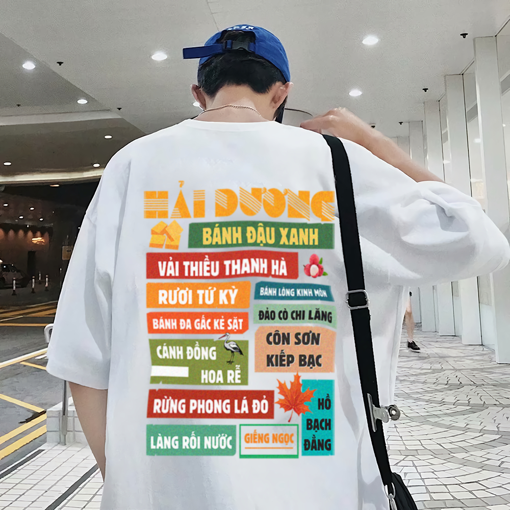 Áo phông unisex tay ngắn 63 TỈNH VIỆTNAM áo thun Kon Tum,Gia Lai,Đắk Lắk,Đắk Nông,Lâm Đồng,Bình Phước,Đồng Nai,Tây Ninh