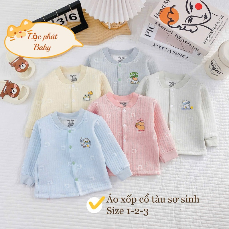 Áo khoác trần bông Lộc Phát cho bé trai, bé gái từ 3-9kg
