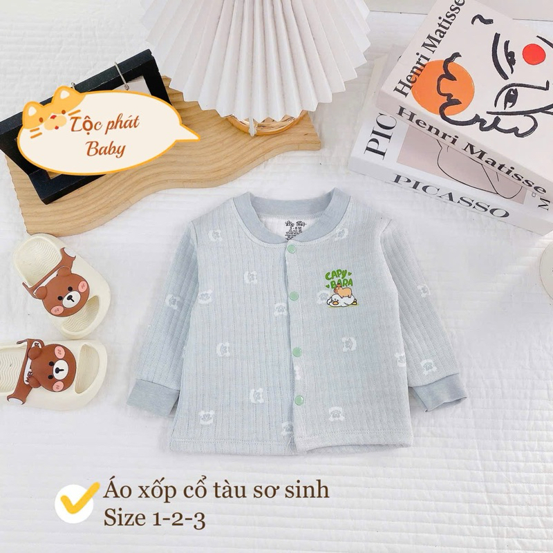 Áo khoác trần bông Lộc Phát cho bé trai, bé gái từ 3-9kg