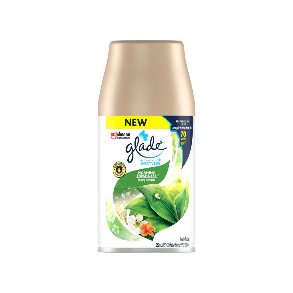 Ảnh GLADE Combo 2 Lõi Xịt 252ml – Hương Sương Mai 1