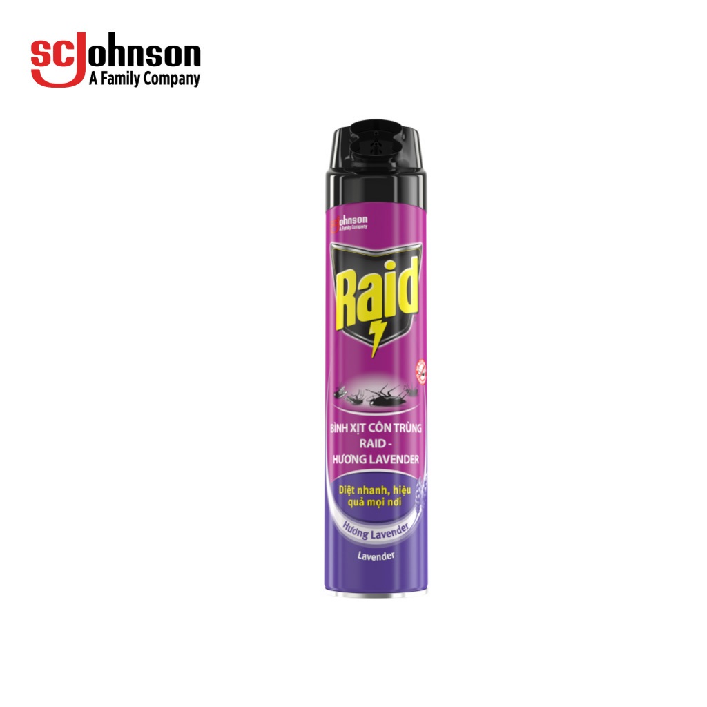 Ảnh RAID Combo 2 Chai Xịt Côn Trùng Hương Lavender 520mlx2 1