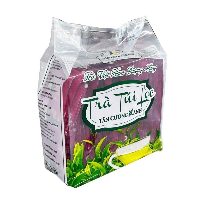 Chính hãng Trà Sen Túi Lọc 100 gói TÂN CƯƠNG XANH