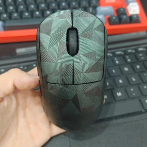 Skin dán chuột Logitech G Pro Wireless dán skin vân Nordic xanh | Film 3M vân nổi | Đã cắt sẵn | Dễ dán