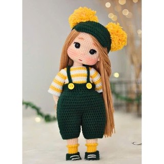 Chart hướng dẫn móc búp bê bằng len bản tiếng việt chi tiết , dễ thực hiện