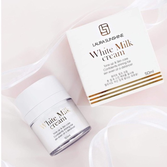 KEM SỮA WHITE MILK CREAM LAURA SUNSHINE NHẬT KIM ANH ( Kèm Quà Tặng )