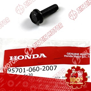 BU LÔNG LỤC GIÁC 6X20MM 95701-060-2007 DÙNG CHUNG NHIỀU LOẠI XE CHÍNH HÃNG - ZZM