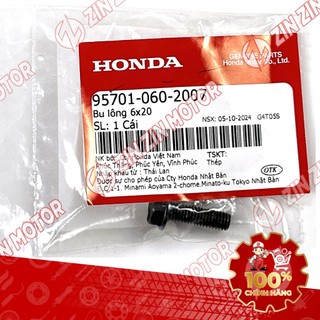 BU LÔNG LỤC GIÁC 6X20MM 95701-060-2007 DÙNG CHUNG NHIỀU LOẠI XE CHÍNH HÃNG - ZZM
