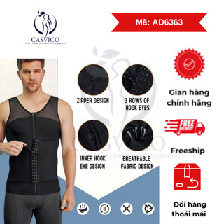 Áo định hình chất thun cao cấp, phối dây định hình cho nam