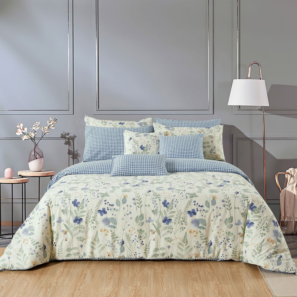 Ảnh Bộ Ga và Vỏ Gối Akemi Cotton Select Adore, gồm 5 món (King/Queen) v3 4