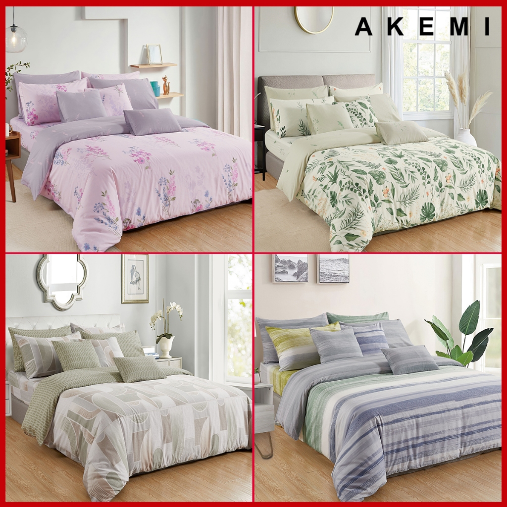 Ảnh Bộ Ga và Vỏ Gối Akemi Cotton Select Adore, gồm 5 món (King/Queen) v3 1