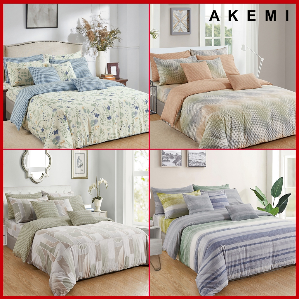 Ảnh Bộ Ga và Vỏ Gối Akemi Cotton Select Adore, gồm 5 món (King/Queen) v3 2