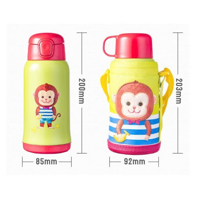 Bình giữ nhiệt LocknLock Cartoon Vacuum Bottle LHC1435 dung tích 550ml, nắp làm cốc - K-MALL
