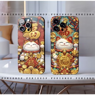 Miếng dán Skin Mặt lưng Sau full viền Mẫu Mèo Năm Mới Dành Cho 16 pro max 15 pro max 14 pro max 13 pro max 12 pro