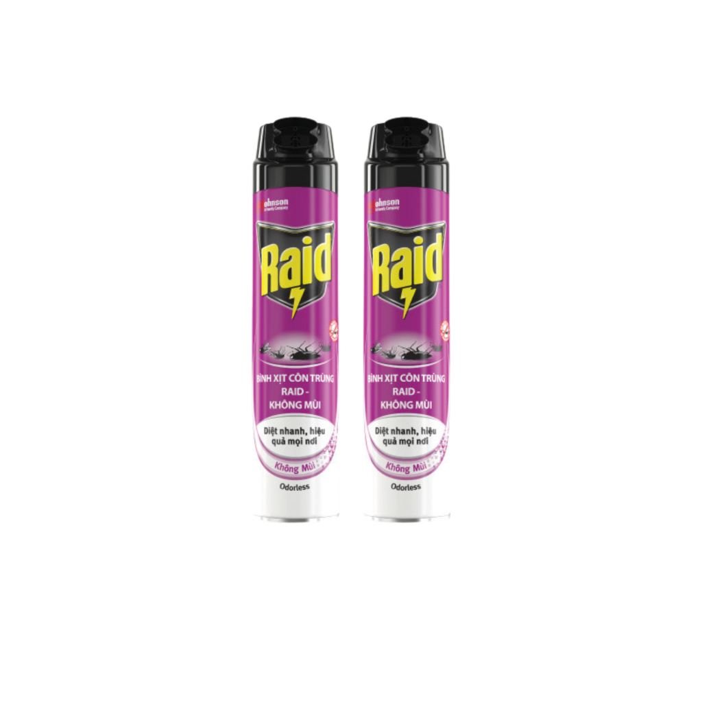 Ảnh RAID Combo 2 Chai Xịt Côn Trùng Không Mùi 520mlx2 1