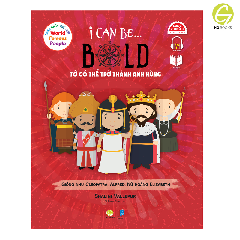 Ảnh Bộ sách song ngữ I Can Be - Tớ Có Thể Trở Thành kể về Danh nhân nổi tiếng Thế giới kèm file audio 2