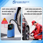 Máy Bơm Lốp Ô Tô Kích Bình 4in1 12400mAh Bộ Kích Bình Ắc Quy Ô Tô Xịn Tích Hợp Bơm Lốp Đa Năng BUWEI Bảo Hành 12 Tháng — ảnh 7