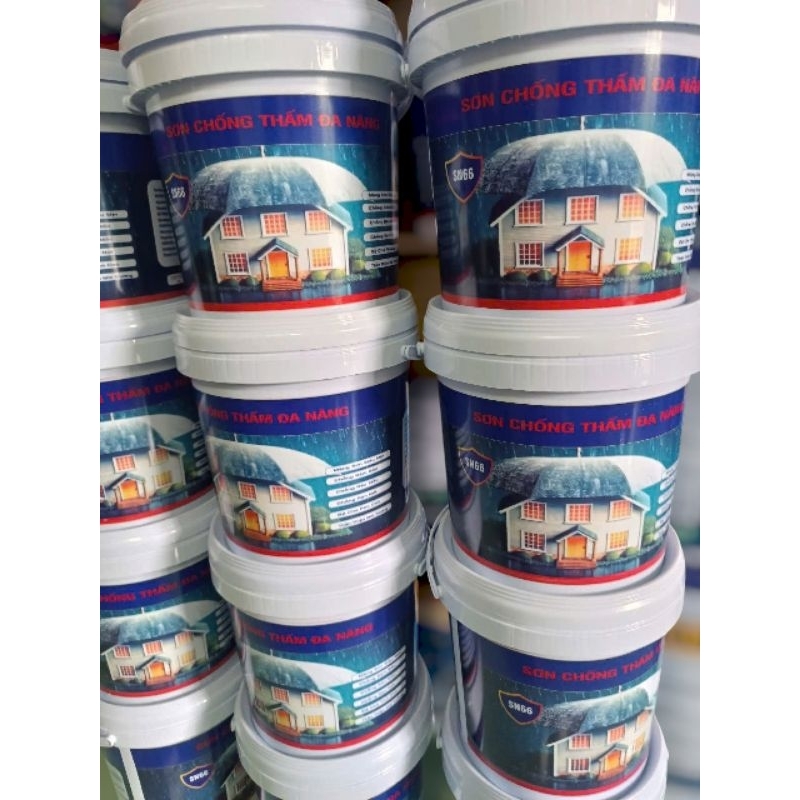 Sơn chống thấm, lót gốc dầu, thùng 5kg, chống nước mặn, nấm mốc